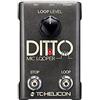 TC HELICON DITTO MIC LOOPER Vocal/Microphone Looper [Prodotto originale domes...