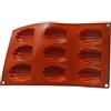 Pavoni - Pavonidea Stampo in silicone madeleine (professionale)