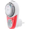 Otio 710144 / t-10 - Presa con timer, colore rosso