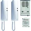 Vimar 885E Kit citofonico bifam. 4+2 cond. 88TD + 8870, dimensioni del pannello di ingresso 105x161x35mm (larghezza x altezza x profondità)