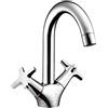Hansgrohe 71122000 Miscelatore per lavabo mysport con asta di svuotamento, cromo