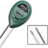 Itian 3 in 1 Misuratore di umidità, Controllo Monitor del Suolo con l'umidità, Luce e Funzione di Test del PH, Adatto per Test PH Acidità, umidità e Luce Solare per Giardinaggio, Agricoltura