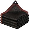 QLOFEI Rete Ombreggiante Con Occhielli, 50% Anti UV Telo Ombreggiante Occhiellato, Rete Parasole Tessuto Protezione Solare per Pergolato, Giardino, Balcone (4x4m)