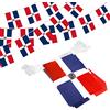 Anley Repubblica Dominicana String Flag Stendardi Gagliardetti, Eventi patriottici 27 Febbraio Decorazione del Giorno dell'Indipendenza Bar Sportivi - 33 Piedi 38 Bandiere