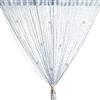 Vidillo tenda con cordoncino di perline, Glitterata tenda moderna soggiorno 100x200cm frange da muro per Festa Di Nozze, Bar, Casa(Perlina-Grigio)