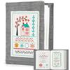 Vauki Libro da ricamo fai da te, Embroidery Stitche Book, kit fai da te, set da ricamo, set per adulti, libro da ricamo portatile con istruzioni passo, per principianti, adulti, hobby, artigianato