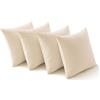 MIULEE Federe Cuscini per Divano CopriCuscini Decorativi Fodere Cuscino Moderno Elegante Morbido per Camera da Letto Casa Soggiorno 45x45cm Poliestere Nero
