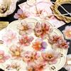 MisKepaa 120 Pezzi Adesivi Fiori Scrapbooking Kit,Scrapbooking Adesivi Accessori with Floreali,Stickers Aesthetic per Journaling,Bullet Journal,Agenda,Album Fotografici(Full-Blown Flowers)