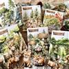 MisKepaa 150 Pcs Journaling Kit Stickers Set, Scrapbook Accessori for Forest, Fiori Scrapbooking Stickers for Scrapbook, Junk Journaling, Bullet Journal, DIY Crafts, Painting (Forest House)
