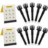 ZHIQIN Ruota di Ricambio per Accendino Clipper Set con 10 Rotelle Accendino e 2 * 9 Pietra Focaia per Meccanismo di Accensione Affidabile