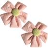 Generico Bloom Coppia Calamite per Tende a Forma di Fiore in Vari Colori (Pink)