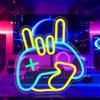 HOTUT Game Room Insegna al neon, Gioco a LED Luce al Neon, Gioco Insegna al Neon LED Alimentazione a USB, Adolescenti e Ragazzi Game Zone Decorazione, Luce al Neon per la Decorazione Della Parete