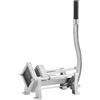 Royal Catering RCKS-3 - Affettatrice per patate (include 3 inserti per coltelli 8 x 8/10 x 10/12 x 12, manuale, montaggio da tavolo e a parete, acciaio inox e alluminio, stabile)