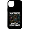 Equation Humor Co Custodia per iPhone 14 Plus Quale parte di Non capisci Divertente Ingegnere Matematica Nerd