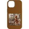 Dogs Human Jobs Studio Custodia per iPhone 14 Scena artistica con cane carino in studio