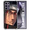 Cokitec Cover rinforzata per Samsung Galaxy S24 Ultra Manga Naruto Itachi Viso