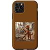 Dogs Human Jobs Studio Custodia per iPhone 11 Pro Scena artistica con cane carino in studio
