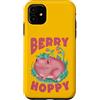 Kawaii Triangle Custodia per iPhone 11 Berry Hoppy Fragola Rana Carino Anfibio