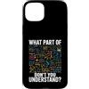 Equation Humor Co Custodia per iPhone 15 Plus Quale parte di Non capisci Divertente Ingegnere Matematica Nerd