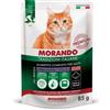 Morando Tradizioni Italiane Cat Bocconcini - Manzo e Ortaggi 85g, Singola unità