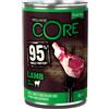 WELLNESS -CORE Wellness CORE Can95% - Agnello e Zucca 400g, Kit x 6 pezzi (6 Pezzi)