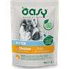 Oasy Cat Kitten Bocconcini in Salsa - Pollo 85g, Pollo, Singola unità