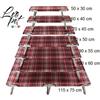 Leo Pet Brandina Fissa - Colore Rosso Scozzese, Brandina 50x80 cm
