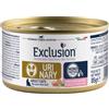 Exclusion Cat Urinary Adult - Maiale&Piselli e Riso 85g, 85g, Singola unità