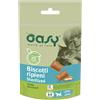 Oasy Cat Snack Sterilized Biscotti Ripieni Al Pollo 60g, Pollo