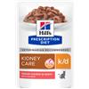 Hill'S Veterinary Diet Hill's Cat K/d Salute dei Reni - Salmone 85g, Singola unità