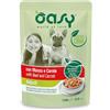 Oasy Dog Straccetti in Salsa con Manzo e Carote - 100g, Singola unità