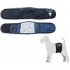 Camon Fascia per Cani Maschi incontinenti colore Blu, M, Diametro 45/52 cm