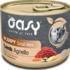 Oasy Dog GRAIN FREE Puppy Small/Mini - Macinato di Agnello 200g, Kit x 12 pezzi (12 Pezzi)