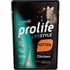 Prolife Cat LIFESTYLE Kitten - Pollo 85g, Kit x 12 pezzi (12 Pezzi)