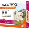 FRONTPRO Compresse Masticabili per Cani 2-4 kg, Singola unità