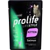 Prolife Cat LIFESTYLE Kitten - Salmone 85g, Singola unità