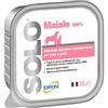 DRN Solo Maiale - Alimento Monoproteico Gluten Free, 300g, Kit x 18 pezzi (18 Pezzi)