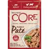 WELLNESS -CORE Wellness Core Cat Adult Pate' Purely - BUSTA Pollo e Manzo, Kit x 8 pezzi (8 Pezzi)