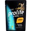 Prolife Cat STERILISED Light - Tacchino e Oca 85g, Kit x 12 pezzi