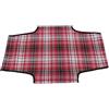 Leo Pet Telo Ricambio per Brandina Fissa - Scozzese Rosso, Brandina 40x60 cm