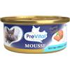 PreVital Cat Adult Mousse - Tonno 85g, Singola unità