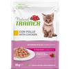 Trainer Natural e Sensitive Natural Trainer Cat Kitten&Young - BUSTA con Pollo 85g, 85g