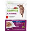 Trainer Natural e Sensitive Natural Trainer Cat Adult Sterilised - BUSTA con Manzo 85g, 85g