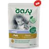 Oasy Cat Adult Busta Bocconcini in Salsa - Maiale 85g, Kit x 12 pezzi (12 Pezzi)