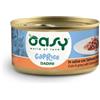 Oasy Cat Caprice Dadini Lattina 85g - Gusti Vari, Pollo con Salmone, Singola unità