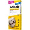 ELANCO AdTab Per Cani 2,5-5,5kg 3 Compresse Masticabili 112mg, Singola unità