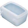 Ferplast Trasportino Atlas Car 100 Grigio 100 x 60x h 66 cm, Ciotola Acqua e Cibo