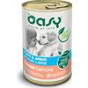 Oasy Dog One Protein Puppy & Junior Medium/Large - Salmone 400g, 400g, Kit x 12 pezzi (12 Pezzi)