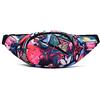 Long Keeper Borsa a banana da donna, uomo, borsa a banana chic, grande, unisex, con 4 tasche con cerniera, cintura regolabile, per sport e trekking all'aria aperta