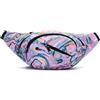 Long Keeper Marsupio Donna Elegante - Moda Marsupio da Cintura Regolabile Multifunzione Borsa Cintura Donna Uomo per Sportivo Lavoro Viaggio Viola Colorata